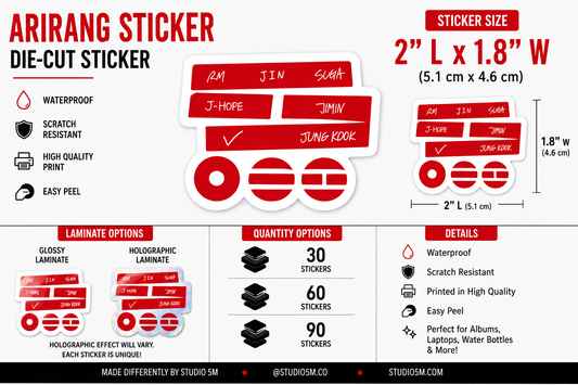 Arirang Die-Cut Sticker