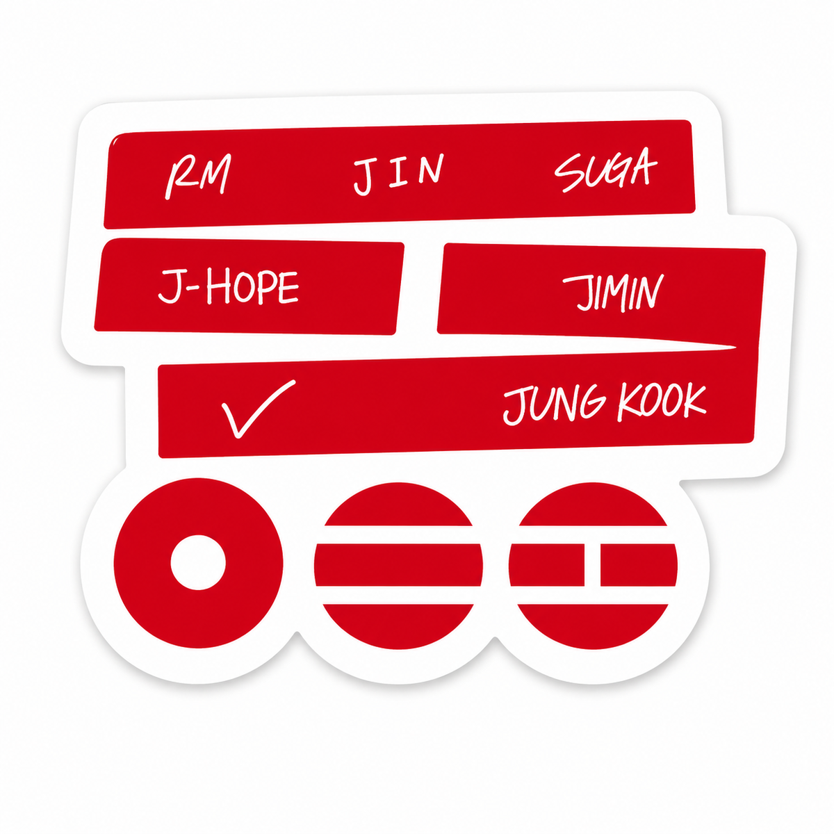Arirang Die-Cut Sticker