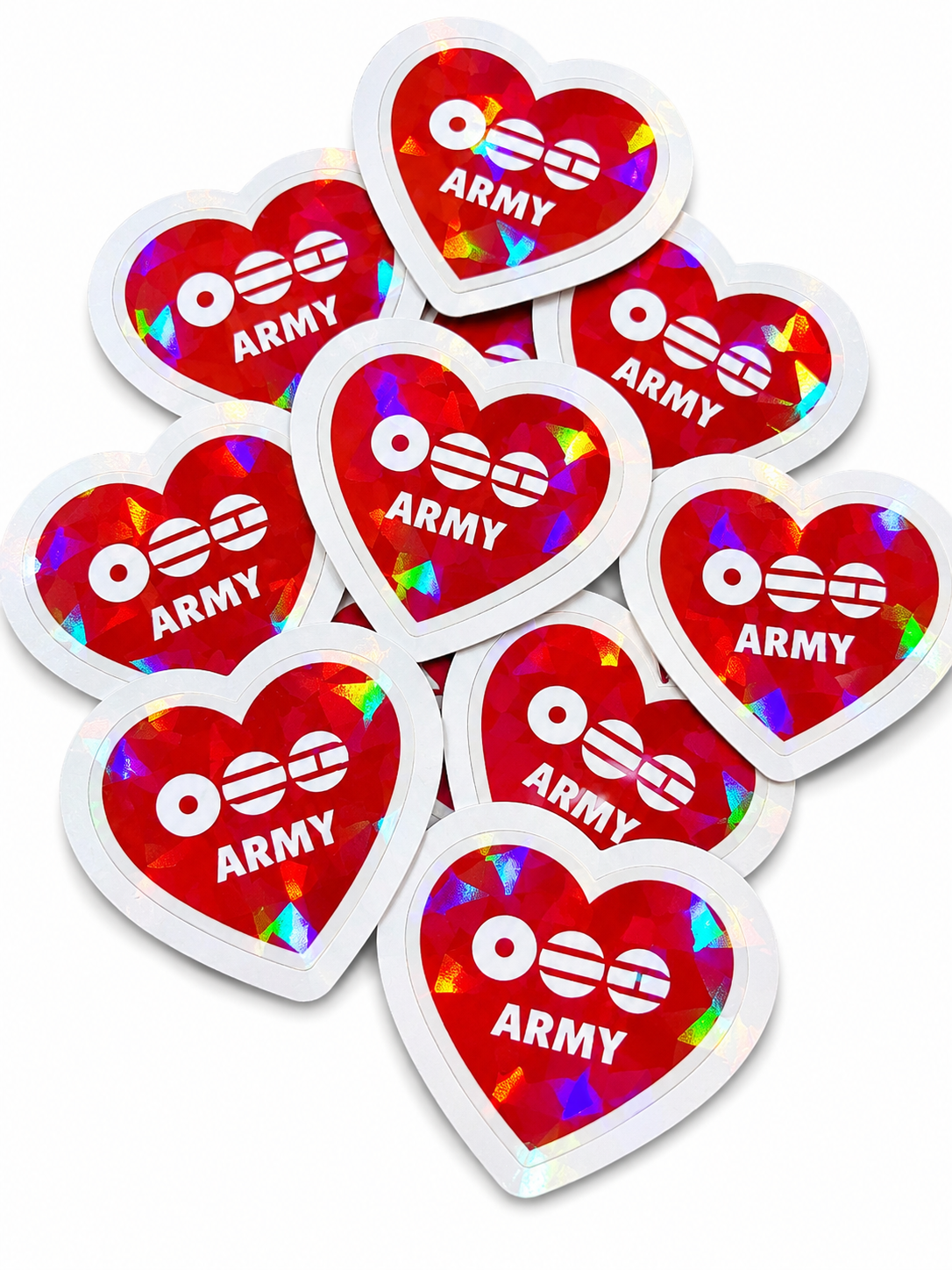 Army Heart Stickers