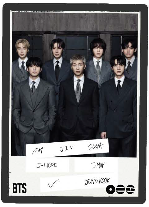 BTS Photo Stickers