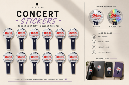 Arirang Concert City Lightstick Sticker