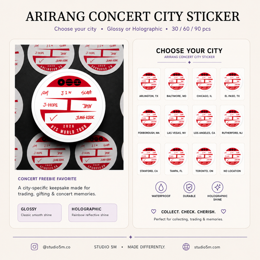 Arirang Concert City Sticker