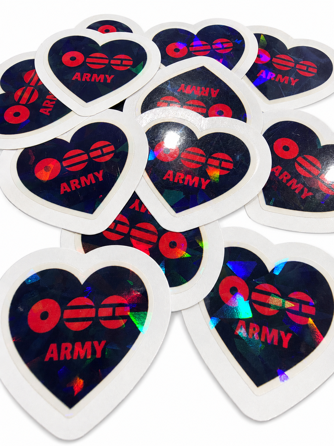 Army Heart Stickers